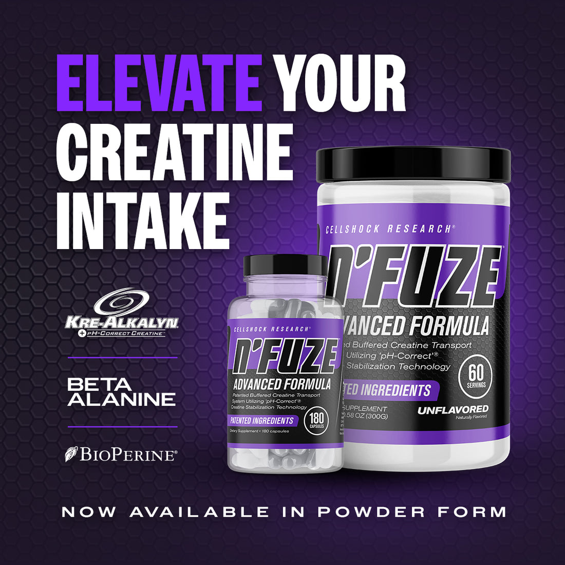 Performance Creatine Blend - Buffered Creatine Monohydrate, Beta-Alanine