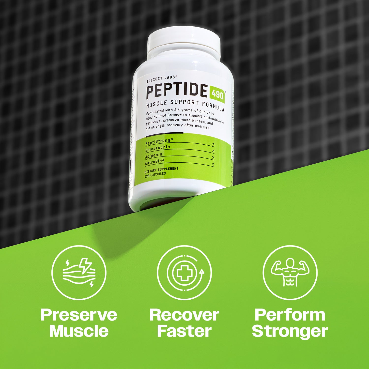 Peptide 490™ | Muscle Support Formula with PeptiStrong®