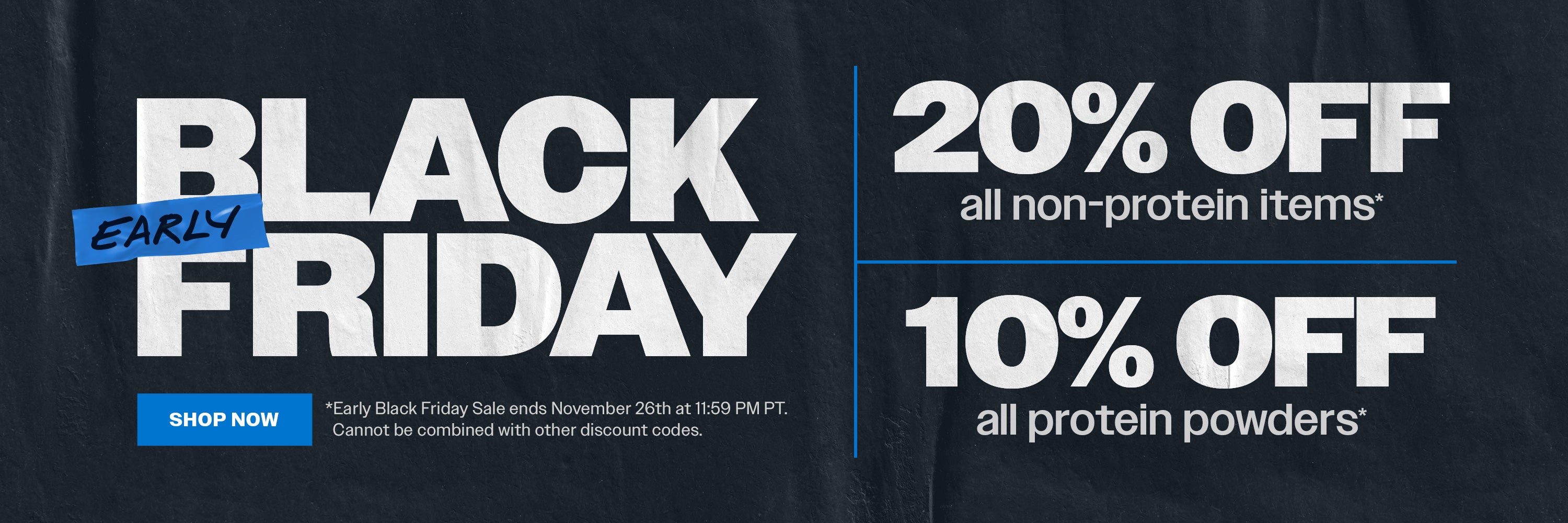 Nutrishop Early Black Friday Sale