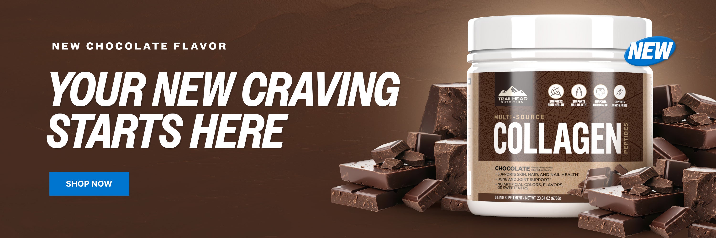 Trailhead Nutrition Chocolate Collagen