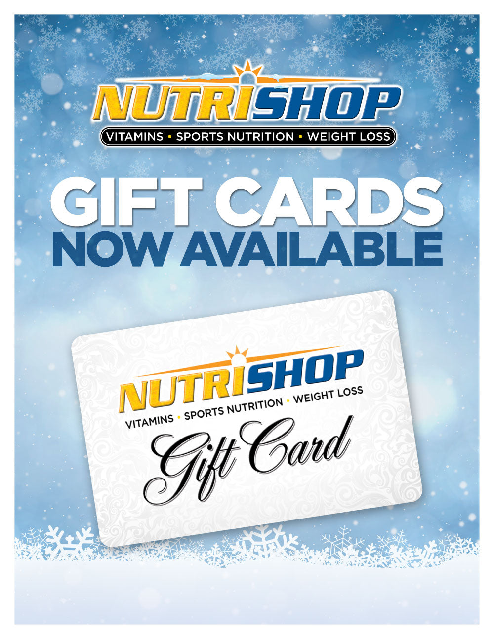 classic gift card counter display (without digital)